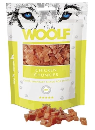 Woolf Hühnchen Chunkies (Huhn, 10 x 100g) von Woolf