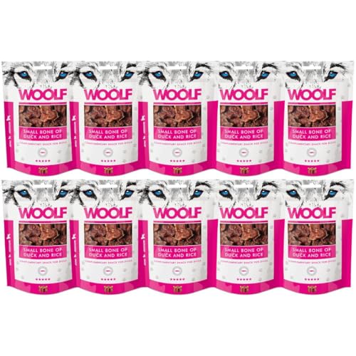 Woolf Kleine Knochen mit Ente und Reis/small Bone of Duck and Rice (10 x 100g) von Woolf