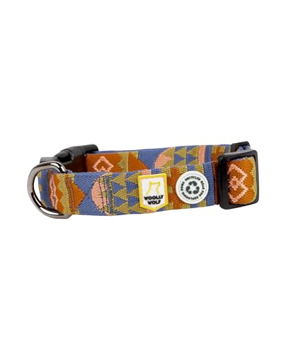 Woolly Wolf Nightless Night Halsband für kleine Hunde Gr. S - Verstellbares Hundehalsband mit maximaler Passform aus recyceltem Polyester, Bequemer Sitz von Woolly Wolf