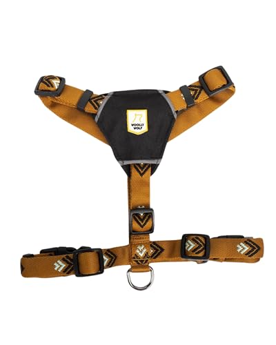 Woolly Wolf Sea to Summit Dog Harness S - Hundegeschirr für kleine Hunde aus recyceltem Polyester, Verstellbar für perfekte Passform, Reflektoren für erhöhte Sichtbarkeit von Woolly Wolf