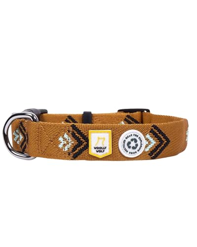 Woolly Wolf Sea to Summit Halsband für kleine Hunde Gr. S - Verstellbares Hundehalsband mit maximaler Passform aus recyceltem Polyester, Bequemer Sitz Woolly Wolf Sea to Summit Halsband für kleine Hunde Gr. S - Verstellbares Hundehalsband mit maximaler Passform aus recyceltem Polyester, Bequemer Sitz von Woolly Wolf