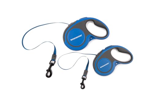 Winchester Haustier-Leine, einziehbar, 4,8 m, verhedderungsfrei, klein, Blau Winchester Haustier-Leine, einziehbar, 4,8 m, verhedderungsfrei, klein, Blau von World of Winchester