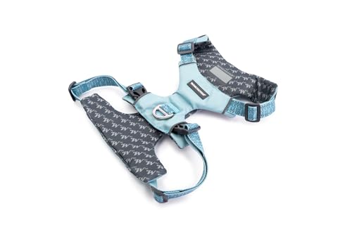 Winchester Pet Hundegeschirr, gegen Ziehen, verstellbar, weich gepolstert, mit reflektierenden Nähten, Aqua Haze, Größe XL Winchester Pet Hundegeschirr, gegen Ziehen, verstellbar, weich gepolstert, mit reflektierenden Nähten, Aqua Haze, Größe XL von World of Winchester