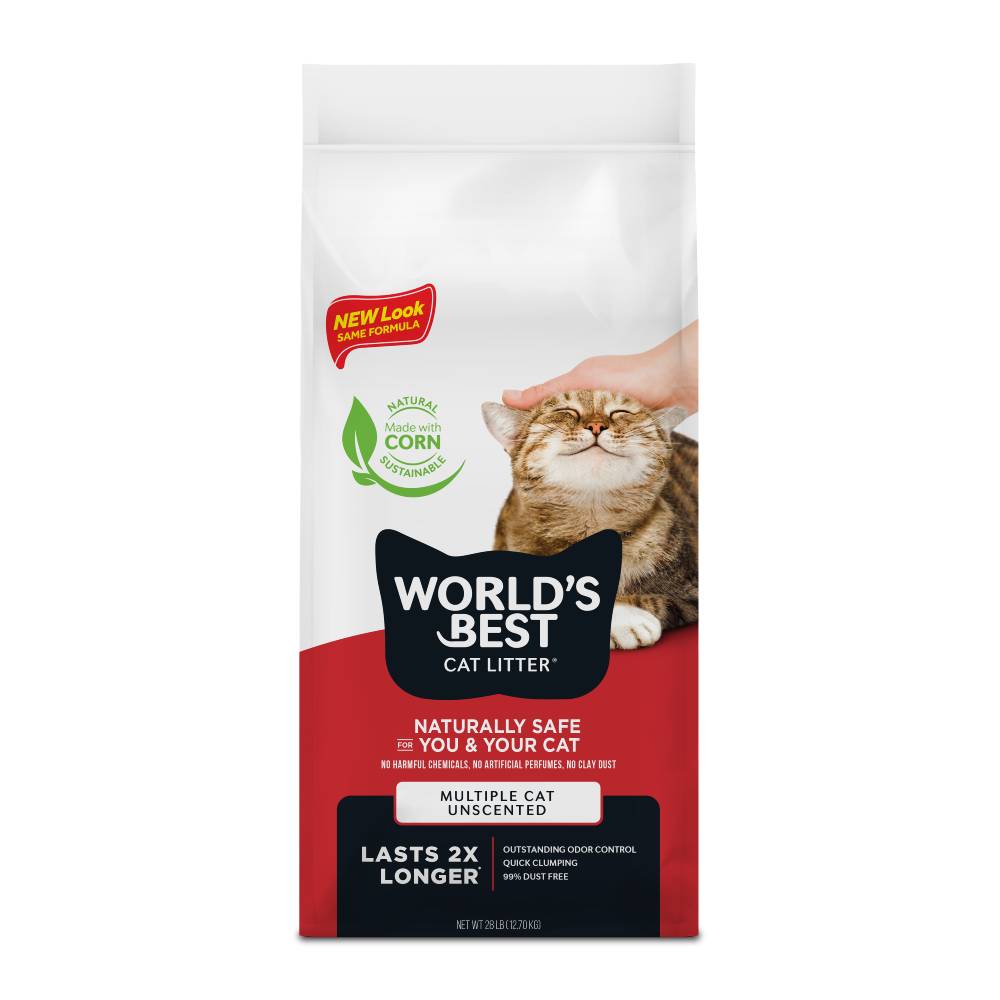 World's Best Cat Litter Extra Strength Katzenstreu - Sparpaket: 2 x 12,7 kg von World's Best