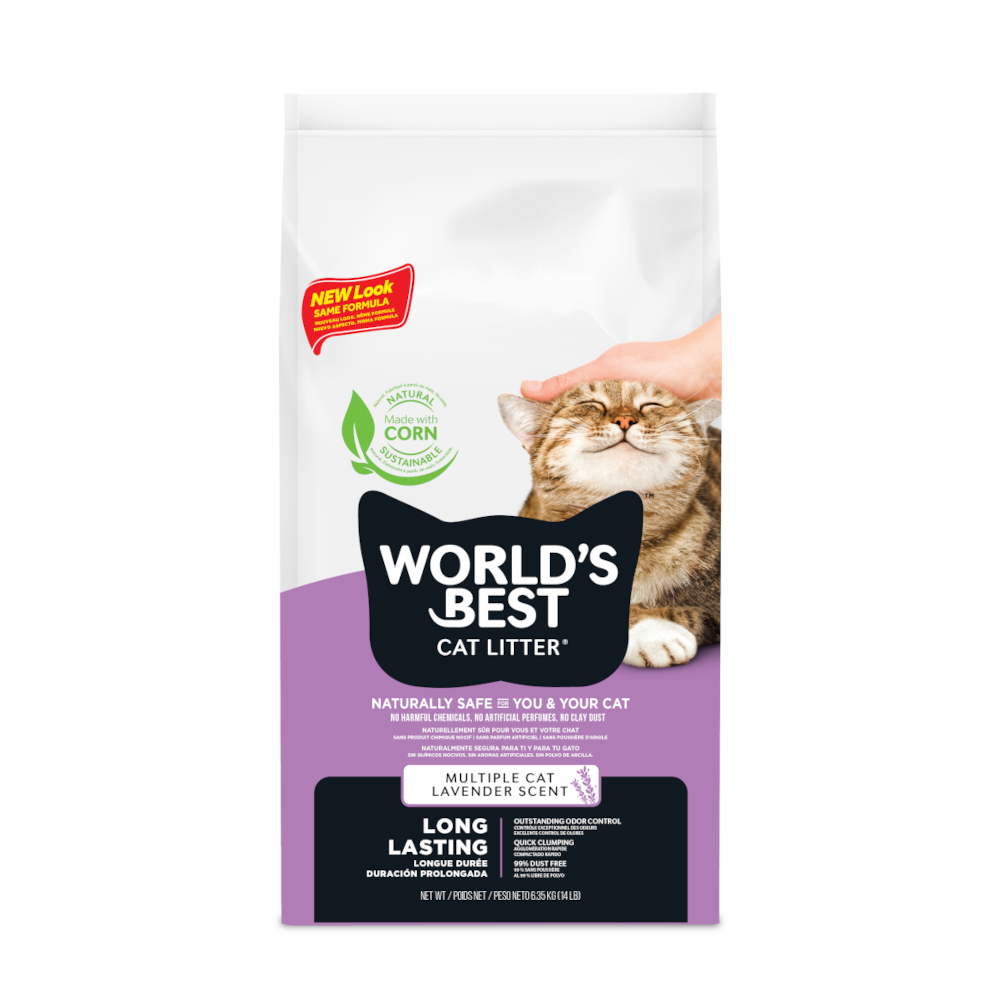World‘s Best Cat Litter Multiple Cat Lavendel - 6,8 kg von World's Best