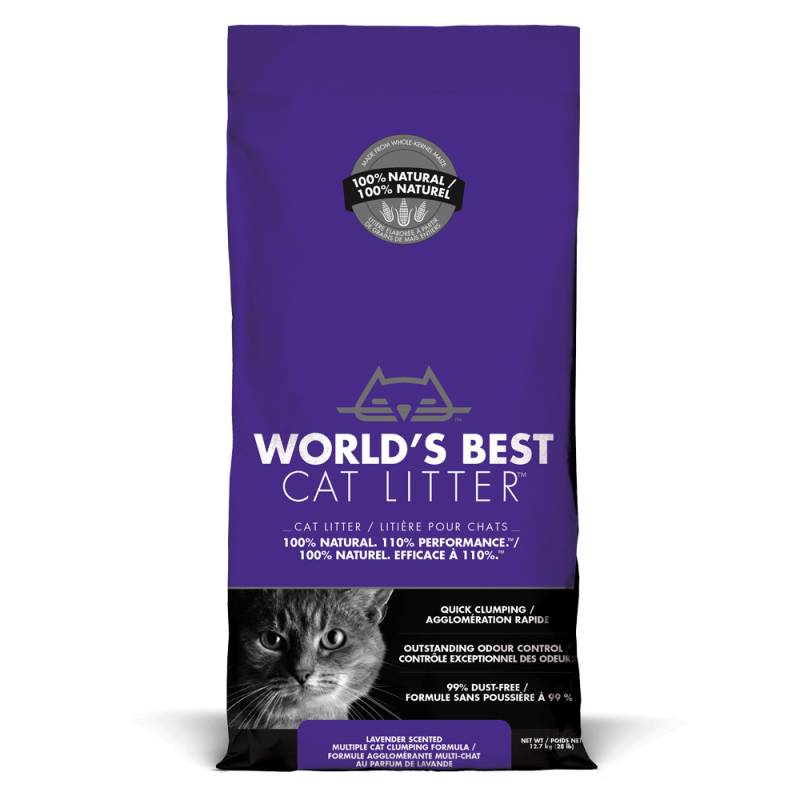 World's Best Cat Litter Lavendel Katzenstreu - 12,7 kg von World's Best