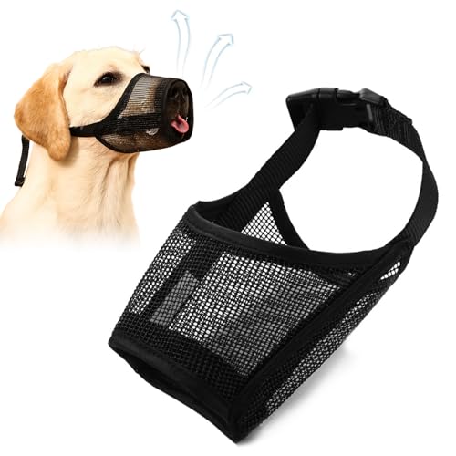 Hund Maulkorb für Hunde, Atmungsaktives Mesh Welpenmaulkorb, Verstellbarer Hundemundschutz, Kleine Mittlere Große Hunde Maulkörbe gegen Beißen, Bellen Kauen, Weicher Maulkorb für Fellpflege und Hund Maulkorb für Hunde, Atmungsaktives Mesh Welpenmaulkorb, Verstellbarer Hundemundschutz, Kleine Mittlere Große Hunde Maulkörbe gegen Beißen, Bellen Kauen, Weicher Maulkorb für Fellpflege und von Worparsen