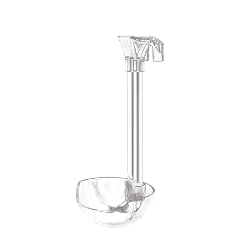 Worparsen Garnelen-Futterröhre, Glas, für Aquarien, großes Fassungsvermögen, S von Worparsen
