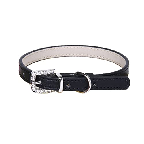 Worparsen Haustier-Halskette Unisex-Hunde-Hals-Halsband-Nicht klebrige Haar-Kleidung Schwarz S von Worparsen
