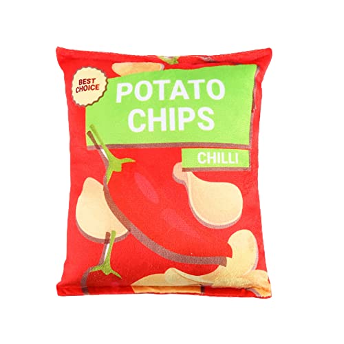 Worparsen Haustier Klangspielzeug Attraktive Kartoffelchips Form Haustier Hund Zähne Schleifen Spielzeug Zahnreinigung Bissfest Rot Worparsen Haustier Klangspielzeug Attraktive Kartoffelchips Form Haustier Hund Zähne Schleifen Spielzeug Zahnreinigung Bissfest Rot von Worparsen