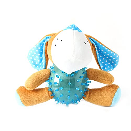 Worparsen Haustier-Zahnspielzeug, umweltfreundlich, Cartoon-Kaninchen-Form, interaktives Spielzeug, Zahnreinigung, bequem, Blau Worparsen Haustier-Zahnspielzeug, umweltfreundlich, Cartoon-Kaninchen-Form, interaktives Spielzeug, Zahnreinigung, bequem, Blau von Worparsen