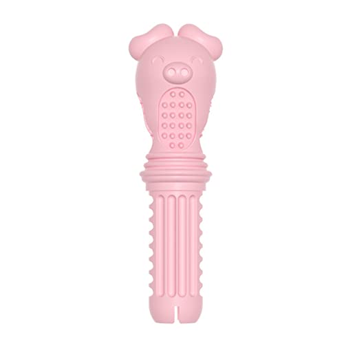 Worparsen Haustier-Zahnspielzeug, zarte Textur, Welpen, interaktives Kauspielzeug, Schleifstab, Zahnreinigung, Rillen-Design, Rosa Worparsen Haustier-Zahnspielzeug, zarte Textur, Welpen, interaktives Kauspielzeug, Schleifstab, Zahnreinigung, Rillen-Design, Rosa von Worparsen