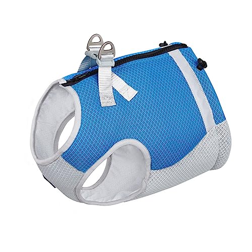 Worparsen Haustierweste, atmungsaktiv, reflektierend, UV-Schutz, selbstkühlende Hundeweste für Sommertage, Blau, Größe L Worparsen Haustierweste, atmungsaktiv, reflektierend, UV-Schutz, selbstkühlende Hundeweste für Sommertage, Blau, Größe L von Worparsen