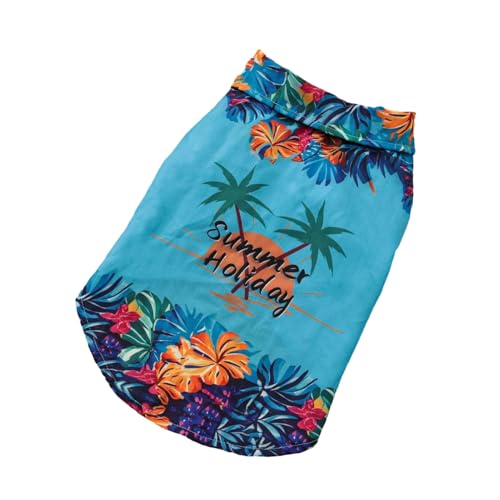 Worparsen Hawaii Hundehemden Sommer Blumen Haustier T-Shirt Atmungsaktiv Gelb M Worparsen Hawaii Hundehemden Sommer Blumen Haustier T-Shirt Atmungsaktiv Gelb M von Worparsen