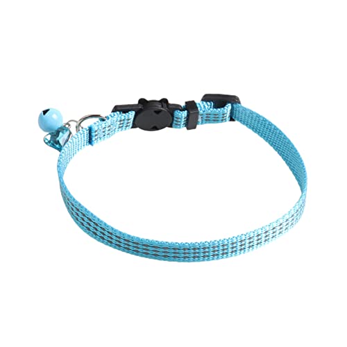 Worparsen Hundekrawatte Verstellbare Haustierhund Halskette Dekorative Kragenkopfabnutzung mit Glocke Blau von Worparsen