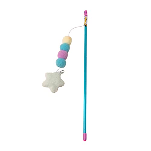 Worparsen Kätzchen Stick Spielzeug Handheld Lange Stange Kätzchen Stick Spielzeug Linderung Langeweile Elastisches Seil Himmelblau Worparsen Kätzchen Stick Spielzeug Handheld Lange Stange Kätzchen Stick Spielzeug Linderung Langeweile Elastisches Seil Himmelblau von Worparsen