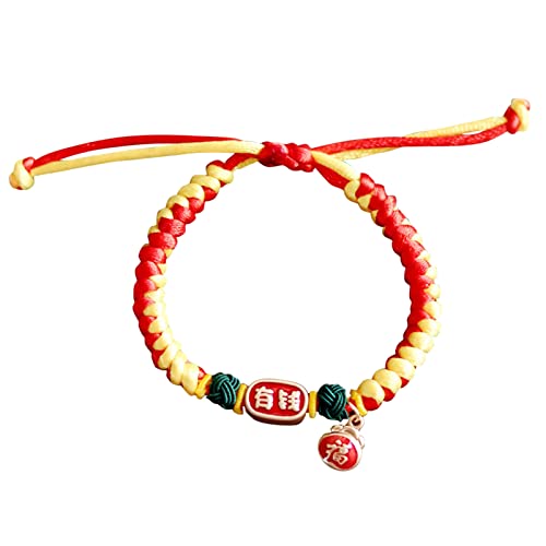 Worparsen Katzen Halsband mit Ornament Roter Katzen Kragen im chinesischen Stil Seil Verlust Gute Duktilität Dunkelrot S von Worparsen