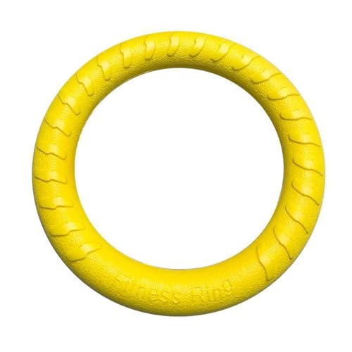 Worparsen Outdoor Hundespielzeug Apportieren Fangen Hundespielzeug Hundespielzeug Leicht Schwimmendes Haustier Kauspielzeug Bissfest Interaktiver Hundetrainingsring für Outdoor-Aktivität, Gelb M Worparsen Outdoor Hundespielzeug Apportieren Fangen Hundespielzeug Hundespielzeug Leicht Schwimmendes Haustier Kauspielzeug Bissfest Interaktiver Hundetrainingsring für Outdoor-Aktivität, Gelb M von Worparsen