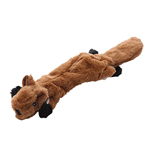Worparsen Quietschspielzeug für Haustiere, sicherer Pinguin, Kuh, Eichhörnchen, Waschbär, Hirschform, Welpen, Kauspielzeug, Quietschspielzeug, lindert Langeweile, lustige Maus von Worparsen