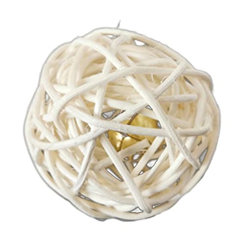 Worparsen Rattan-Ball, umweltfreundlich, Katzenball, hell, Beige Worparsen Rattan-Ball, umweltfreundlich, Katzenball, hell, Beige von Worparsen