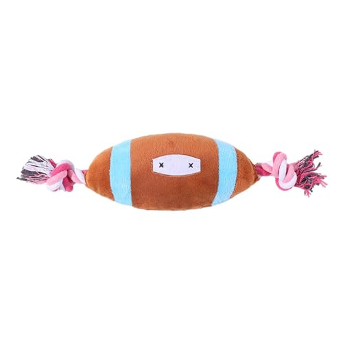 Worparsen Sicheres und geruchsfreies Hundespielzeug, Rugbyball, interaktives Haustier mit Klang, Rugby-förmiges Design, Zahnen, Baumwollknoten, weich, bequem, PP-Füllung, natürliche Instinkte, Blau Worparsen Sicheres und geruchsfreies Hundespielzeug, Rugbyball, interaktives Haustier mit Klang, Rugby-förmiges Design, Zahnen, Baumwollknoten, weich, bequem, PP-Füllung, natürliche Instinkte, Blau von Worparsen