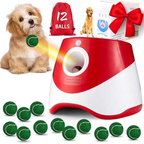 Automatischer Ballwerfer für Hunde, Rot von Wortade