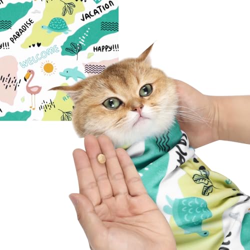 Wortade Katzenpflege, 70 cm, zum Schneiden von Nägeln, Grün von Wortade