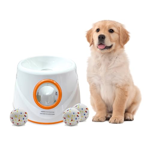 Wortade Mini Automatischer Ballwerfer für Hunde Orange Wortade Mini Automatischer Ballwerfer für Hunde Orange von Wortade