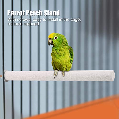 Wosune Vogel Barsch, Papagei Stehende Stange Schleifwerkzeug Papagei Schleifspielzeug für Käfig für Vogelspielzeug(2.5 * 35cm) von Naroote