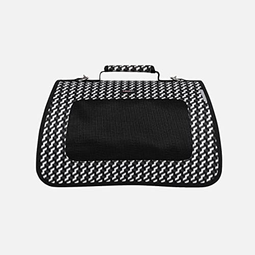 Wouapy Katzen-Tragetasche, faltbar, groß, extragroß, 49 x 27 cm, geometrisch, atmungsaktiv, für Haustiere, Kaninchen, Eisen, Rollen. Großer Transportkoffer für Auto. Wouapy Katzen-Tragetasche, faltbar, groß, extragroß, 49 x 27 cm, geometrisch, atmungsaktiv, für Haustiere, Kaninchen, Eisen, Rollen. Großer Transportkoffer für Auto. von Wouapy