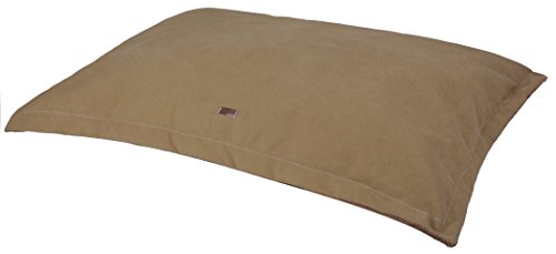 WOUAPY 216881GSM Hundekissen Guest mit Velourbezug, 105 x 78 x 20 cm, grau/braun von Wouapy