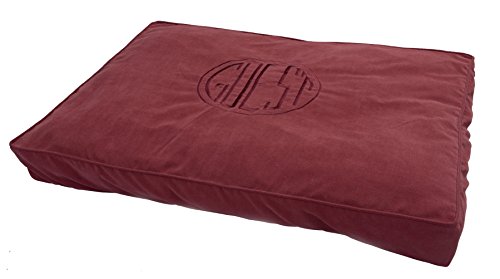WOUAPY 216815GSR Hundematratze Guest mit Velourbezug, 100 x 70 x 12 cm, rot von Wouapy