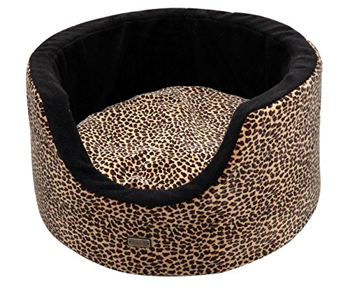 Wouapy 216815R Bucket Prestige für Katzen, Katzenhaus Leopard von Wouapy