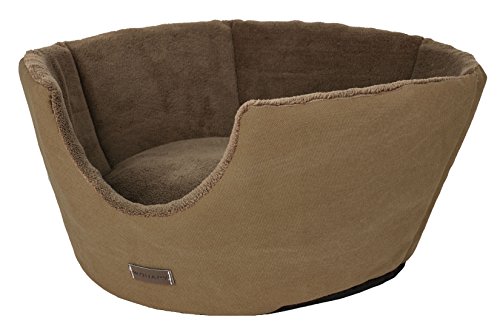 Wouapy 216876VIK Cocooning Prestige für Katze, Vintage Kaki Korb für Katzen von Wouapy