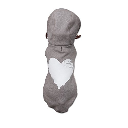 Wouapy 714826 Hoodie für HundGröße 26, grau von Wouapy