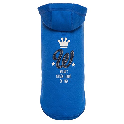 Wouapy 718928 Hoodie für Hund, Größe 28, blau von Wouapy