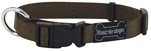 Wouapy Basic Line Halsband für Hunde, Braun, 45/72 cm Wouapy Basic Line Halsband für Hunde, Braun, 45/72 cm von Wouapy