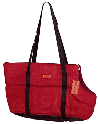 Wouapy Basic Line Transporttasche für Hund, Rot von Wouapy