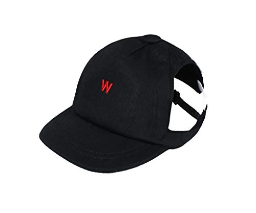 Wouapy Cap für Hunde, Größe 2, für vertikalen Kopfumfang von 26 bis 32 cm, Schwarz Wouapy Cap für Hunde, Größe 2, für vertikalen Kopfumfang von 26 bis 32 cm, Schwarz von Wouapy