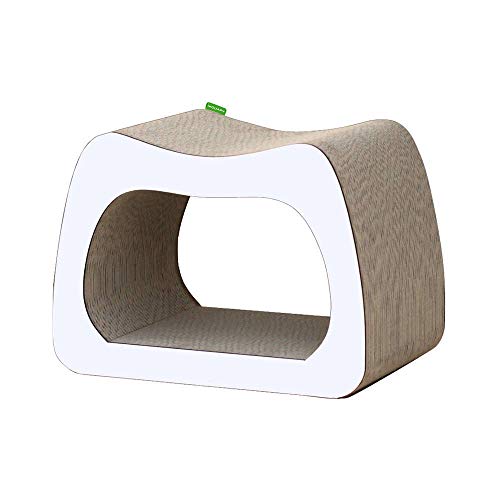 Wouapy Deco Kaverno Kratzbaum für Katzen, Weiß Wouapy Deco Kaverno Kratzbaum für Katzen, Weiß von Wouapy