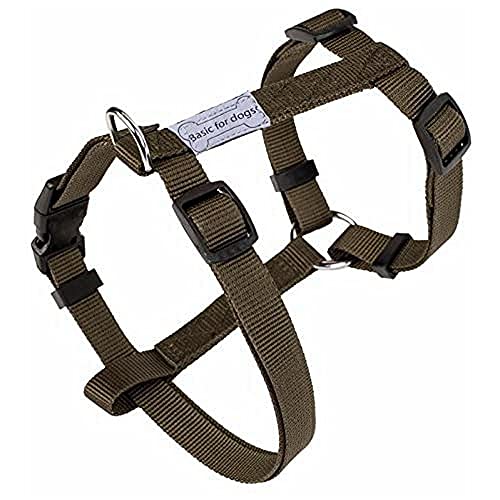 WOUAPY Hundegeschirr Basic Line, 43/65 cm, Khaki von Wouapy