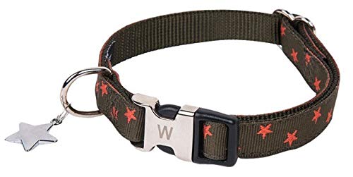 Wouapy Hundehalsband mit Sternmotiv, 12 mm breit, für Halsumfang 22/32 cm Wouapy Hundehalsband mit Sternmotiv, 12 mm breit, für Halsumfang 22/32 cm von Wouapy