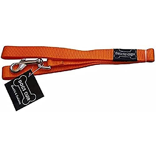 Wouapy Hundeleine, 15 mm x 1 m, Orange von Wouapy