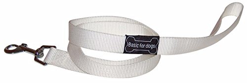 Wouapy Basic Line Hundeleine, 15 mm/120 m, Weiß von Wouapy