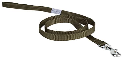 WOUAPY Hundeleine, 40 mm x 1 m, Khaki für Hunde von Wouapy