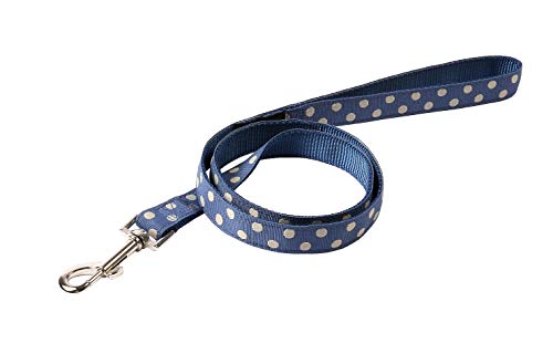 Wouapy Hundeleine, gepunktet, 15 mm breit, 20 m lang, Blau Wouapy Hundeleine, gepunktet, 15 mm breit, 20 m lang, Blau von Wouapy