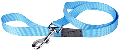 Wouapy Hundeleine Basic Line 3-Fach verstellbar 25mm x 2m blau von Wouapy