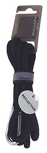 Wouapy Hundeleine mit Bergseil, schlankes Design, 2 m lang, Schwarz von Wouapy