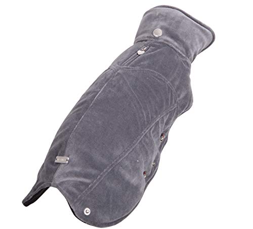 Wouapy Mantel Shabby Grau, Größe 20, eleganter Mantel, schützt Ihren Hund vor Witterungseinflüssen von Wouapy