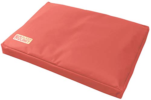 Wouapy - Matratze No Sleep Limit – Matratze aus wasserabweisendem Nylon – Platz für Hunde – Liegefläche draußen abnehmbar – Größe T80 – Koralle von Wouapy